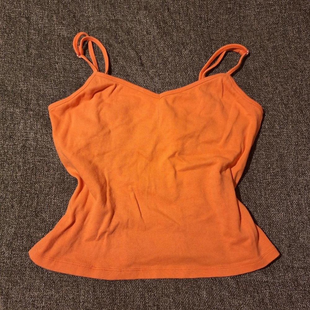 Y2k Orange Camisole Top